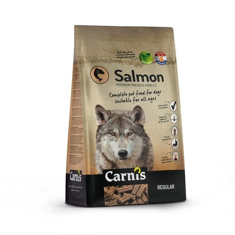 Carnis Geperste brok Salmon- Regular - 12,5kg