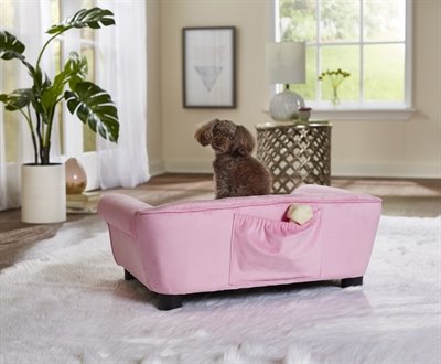 Enchanted hondenmand / sofa charlotte roze