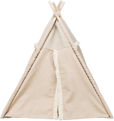 Trixie kattenmand tipi boho beige