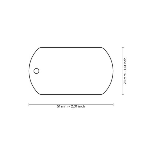 Penning Basic Military Chrome - Large