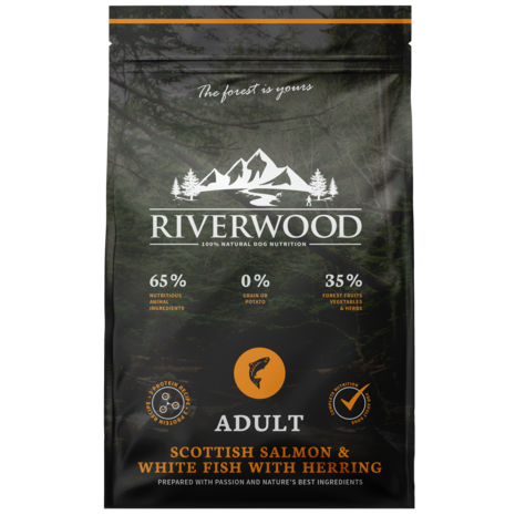 Riverwood Adult Scottish Salmon & White Fish with Herring - 12kg