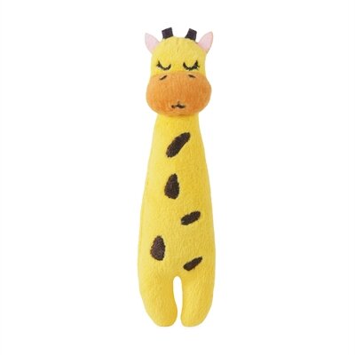 Rosewood grijpspeelgoed giraffe met knisper eco friendly gerecycled