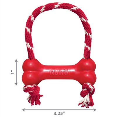 Kong goodie bone met touw