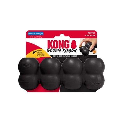 Kong extreme goodie ribbon zwart