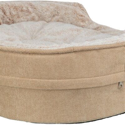 Trixie vital hondenmand lino soft ovaal beige / creme