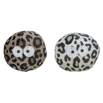 Trixie bal met ogen panterprint met kattenkruid / catnip assorti