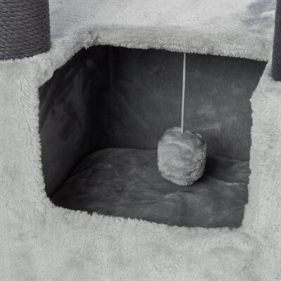 Trixie krabpaal lucano xxl lichtgrijs / donkergrijs