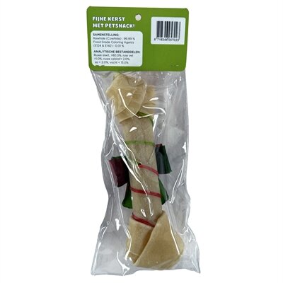 Petsnack xmas bot geknoopt naturel