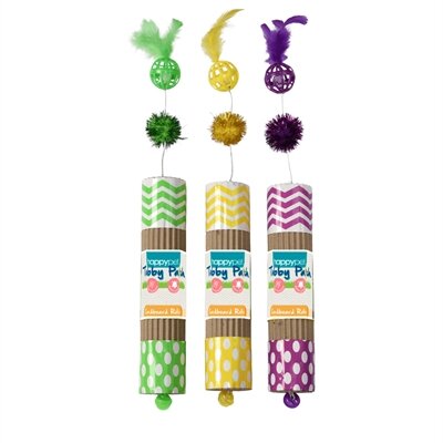 Happy pet tabby patch roller karton assorti