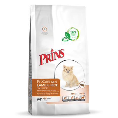 Prins Mini ProCare Lamb & Rice Hypoallergic - 3kg