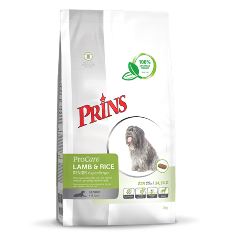 Prins ProCare Lamb & Rice Senior Hypoallergic (UNIZAK) - 15kg