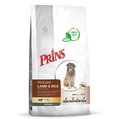 Prins ProCare Croque Lamb & Rice Hypoallergic (UNIZAK) - 10kg