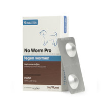 No Worm Pro Kleine Hond & Puppy 0.5 tot 10 kg - 4 tabletten
