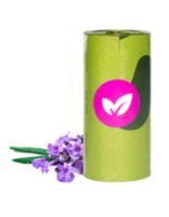 Earth Rated Poepzakjes met Lavendelgeur - 1 rolletjes met 15 zakjes