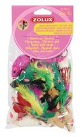Zolux kattenspeelgoed bontmuisjes assorti