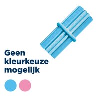 Kong puppy teething stick roze of lichtblauw assorti