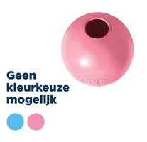 Kong puppy ball roze of lichtblauw assorti