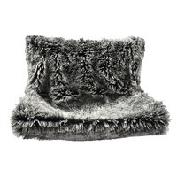 Croci radiatorhangmat gemeleerd zwart