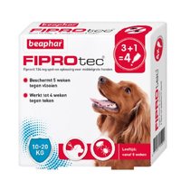 Fiprotec Hond 10-20kg 3+1 pipetten