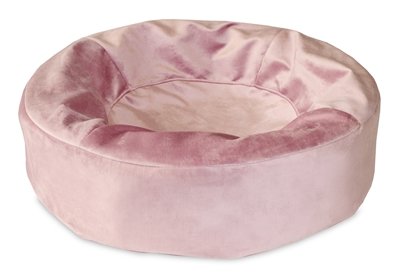 Bia bed royal fluweel overtrek hondenmand roze
